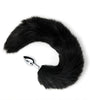 FAUX FOX TAIL BLACK