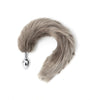 FAUX FOX TAIL GRAY