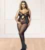 EXTRA SEXY FISHNET CROTCHLESS BLACK O/S