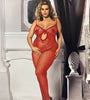 CROCHET FISHNET RED O/S