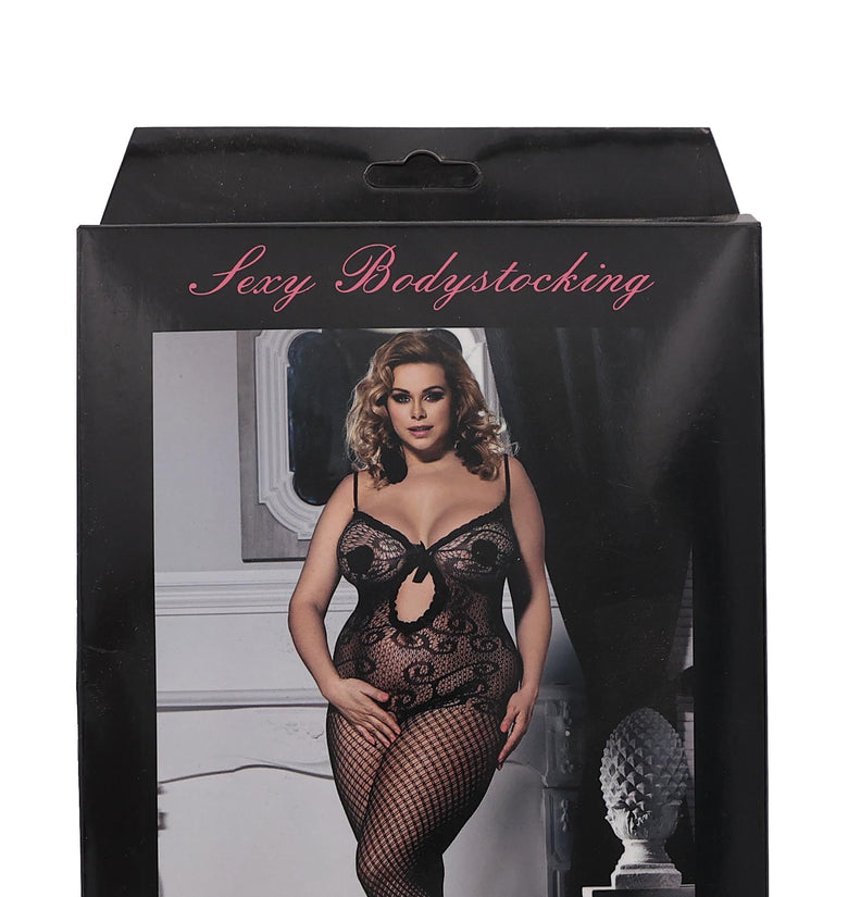 EXTRA SEXY CROCHET FISHNET RED O/S