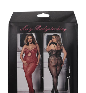 EXTRA SEXY CROCHET FISHNET RED O/S
