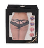 LEAVE ME BEHIND CAGED PANTY ROYAL BLUE