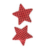 DOTTED LACE RED STAR PASTIES