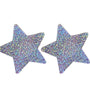 SILVER SEQUIN STAR PASTIES