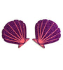GLITTER SHINE PURPLE SHELL PASTIES