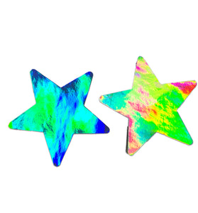 LASER SILVER STAR PASTIES