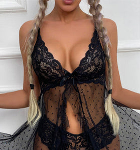 SI BABYDOLL & PANTY BLACK