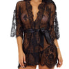 SI ROBE & G STRING  BLACK