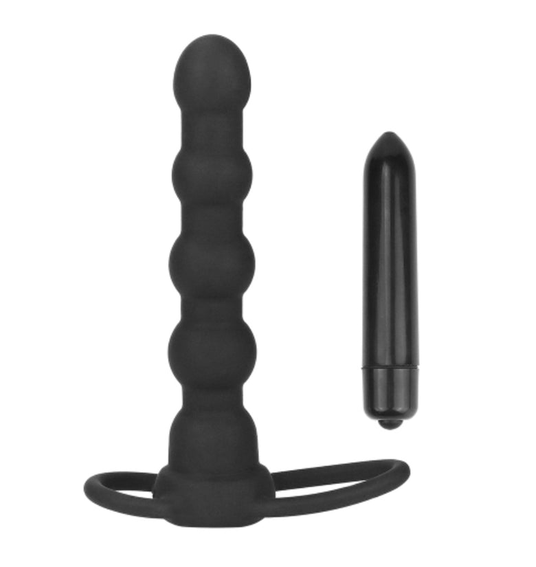 VIBRATING ROCK BALLED DOUBLE PROBER BLACK