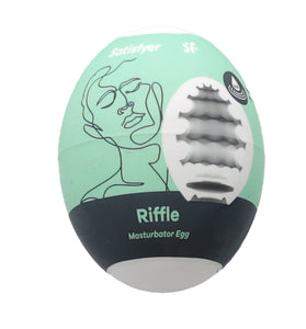 RIFFLE MASTURBATOR GREEN EGG SINGLE