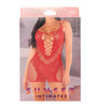 SI LACE MINI DRESS-OS-RED