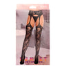 SI GARTER BELT HOSIERY-OS-BLACK