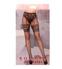 SI SUSPENDER FISHNET HOSIERY-OS-BLACK