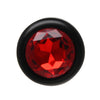 BOTTOM JEWELS BLACK ALLOY W/ RED JEWEL PLUG