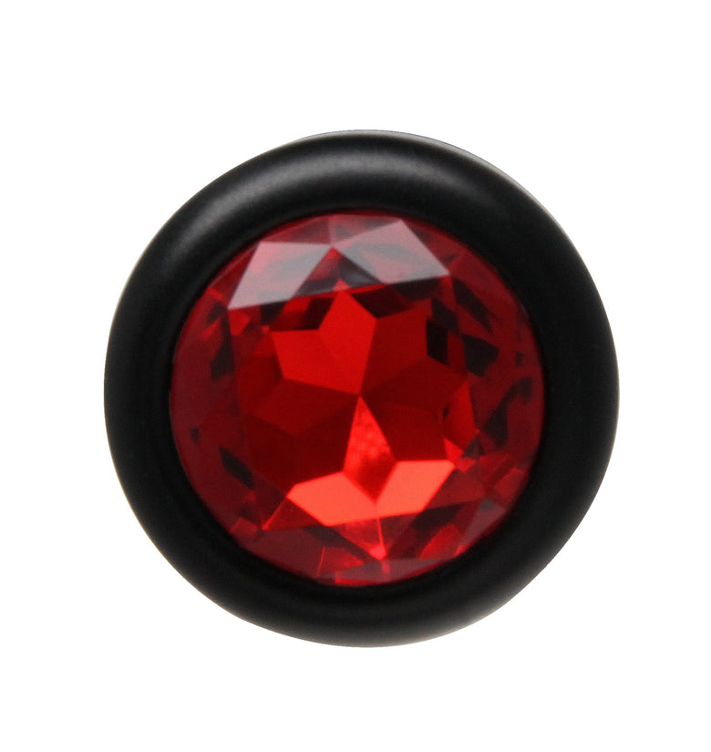 BOTTOM JEWELS BLACK ALLOY W/ RED JEWEL PLUG