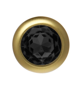 BOTTOM JEWELS GOLD ALLOY W/ BLACK JEWEL PLUG