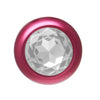 BOTTOM JEWELS RED ALLOY W/ CLEAR JEWEL PLUG