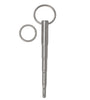 URETHRAL STAINLESS 5.5IN SOLID SMOOTH WITH INTERCHANGABLE STAINLESS GLAN RINGS