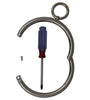 COLLAR STAINLESS ROUNDED WITH SCREW LOCK