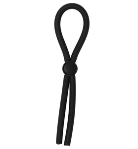 LARIAT LASSO COCK RING - 30CM - BLACK