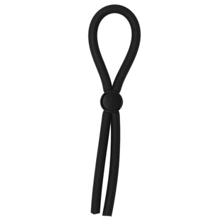 LARIAT LASSO COCK RING - 30CM - BLACK