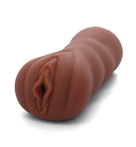 Megan Hand Held Male Masturbator - Brown