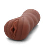 Megan Hand Held Male Masturbator - Brown