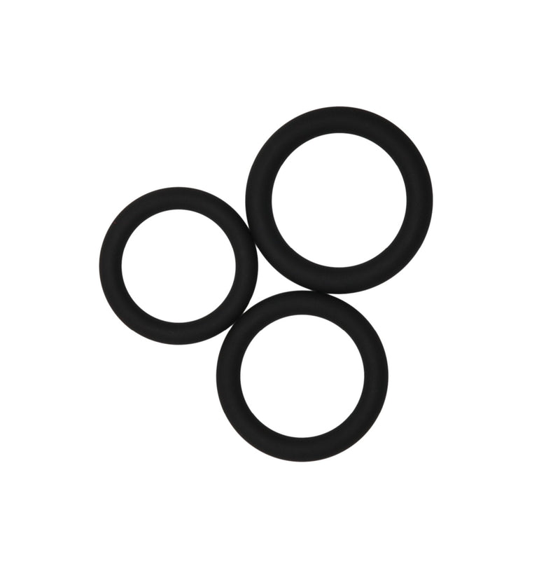 Silicone Cock Ring Set - Max Power