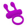 Vibrating Cock Ring with Clit Tickler - My Little Pet