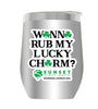LUCKYCHARM003-2025 12oz WINE TUMBLER - ASST COLOR