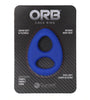 ORB TEARDROP SILICONE COCK RING - BLUE