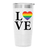 LOVE_LGBTQ001 20oz TUMBLER - WHITE