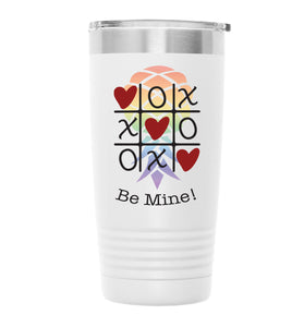 TicTacBeMine001 20oz TUMBLER - WHITE